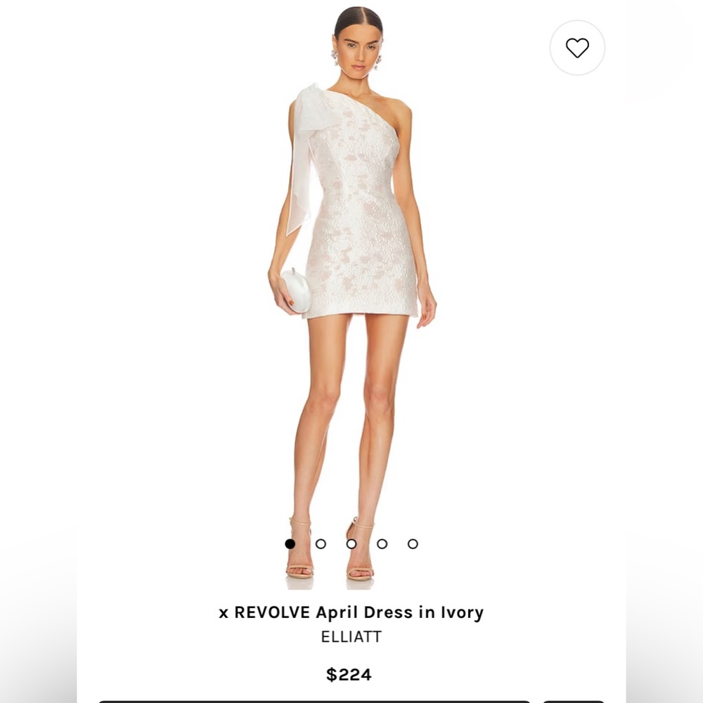 X Revolve April Dress in Ivory | ELLIAT